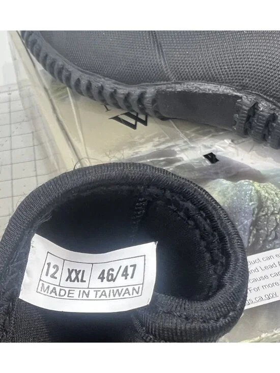 Caddis Men's 3.5mm Thick Neoprene Thick Ripple Sole Wading Boot Black Sz. 12 - Picture 7 of 8